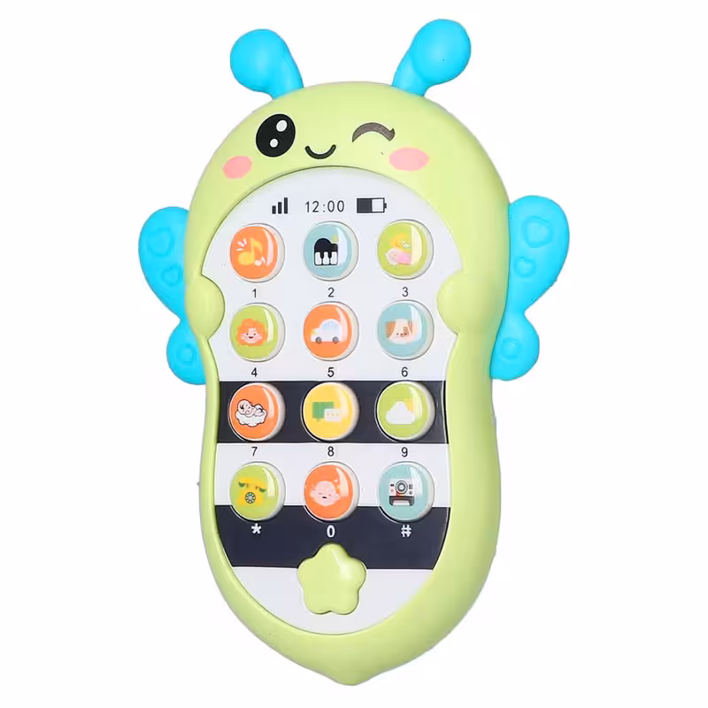 اسباب بازی ساعت و موبایل مدل زنبور شاد طرح بند دار کد 6804