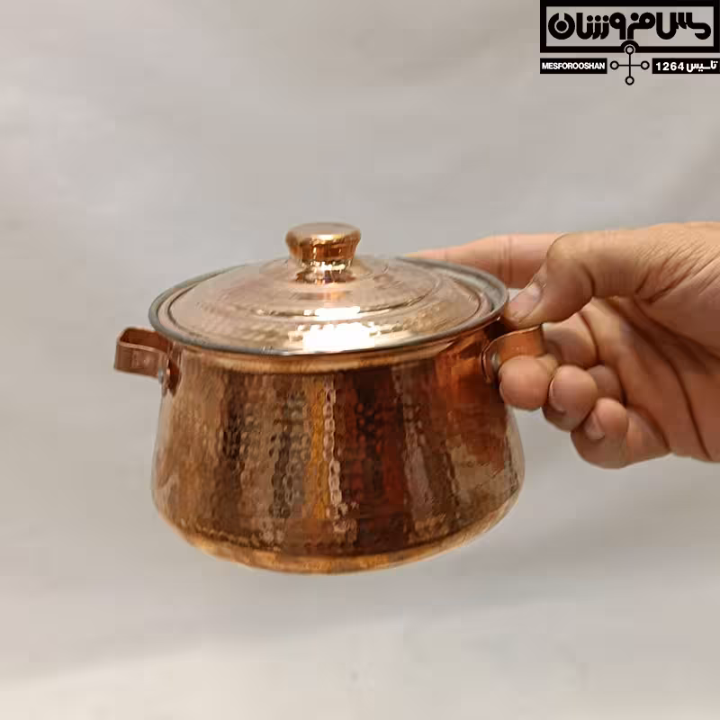 دیگچه مسی رستورانی سایز 2 مدل سماتین