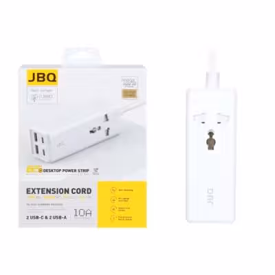 چندراهی برق JBQ مدل SC-1418 - سفید (گارانتی یکساله رصاصی)