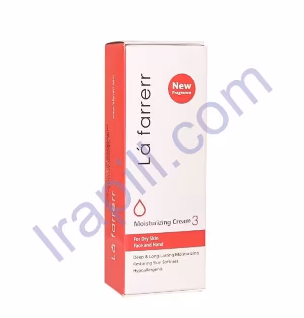 کرم مرطوب کننده دست و صورت لافارر مدل آب رسان حجم 75 میلی لیتر
