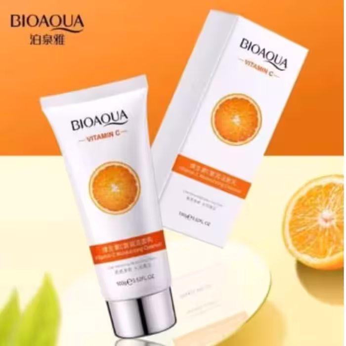فوم شستشو ویتامین سی بیواکواBIOAQUAفوم صورت بیواکوا ماه گالری ماه