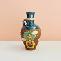 گلدان کوزه ای گلس طرح هشت