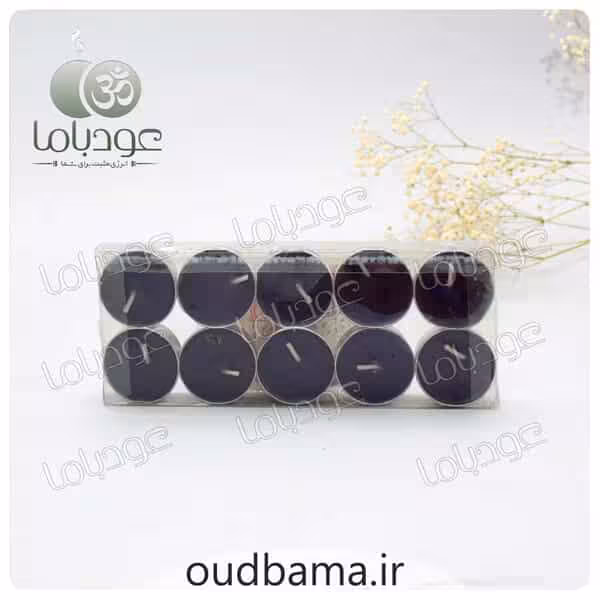 شمع وارمر بنفش سکه ای گرد