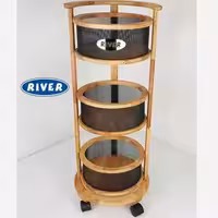 سبد سیب زمینی و پیاز 3طبقه چوبی-توری ریور کد 3913