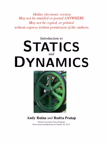 خرید و دانلود نسخه کامل کتاب Introduction to Statics and Dynamics