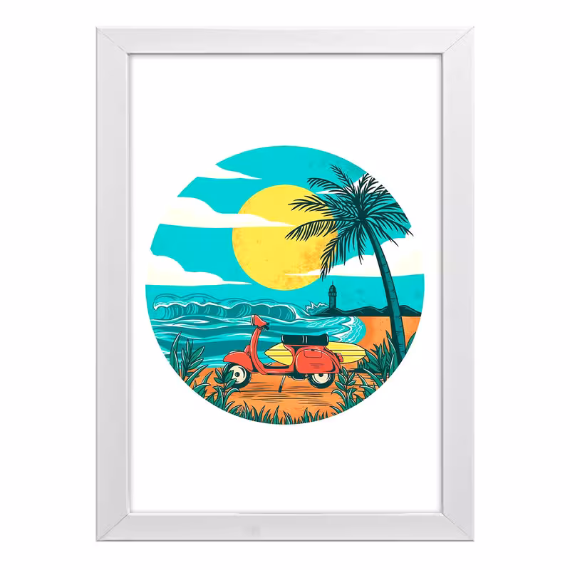 تابلو طرح وسپا کد T185 | دنیای قاب