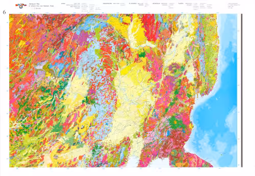 خرید و دانلود نسخه کامل کتاب Atlas of geological maps of Central Asia and adjacent areas, 1: 2 500 000, Part 2