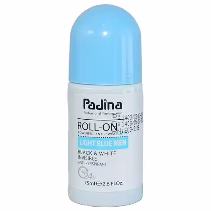 مام رول ضدتعریق مردانه پادینا مدل Light Blue Men حجم 75 میلی لیتر