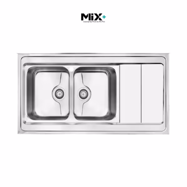 سینک ظرفشویی میکس پلاس مدل 9062P