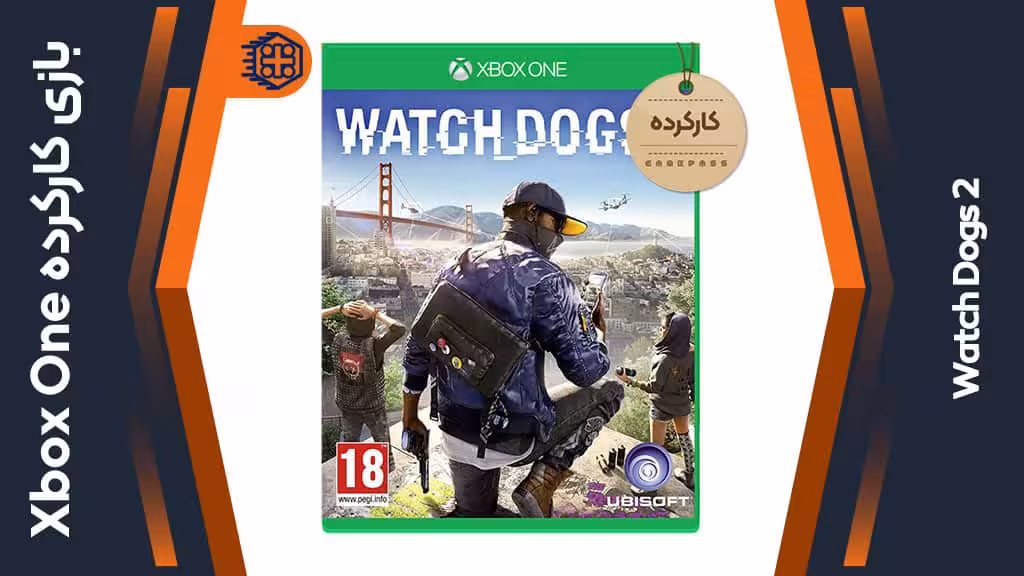 دیسک بازی Watch Dogs 2 کارکرده – مخصوص Xbox One