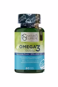 کپسول امگا3 هزار میلی گرم Natures Supreme - بسته 60 عددی