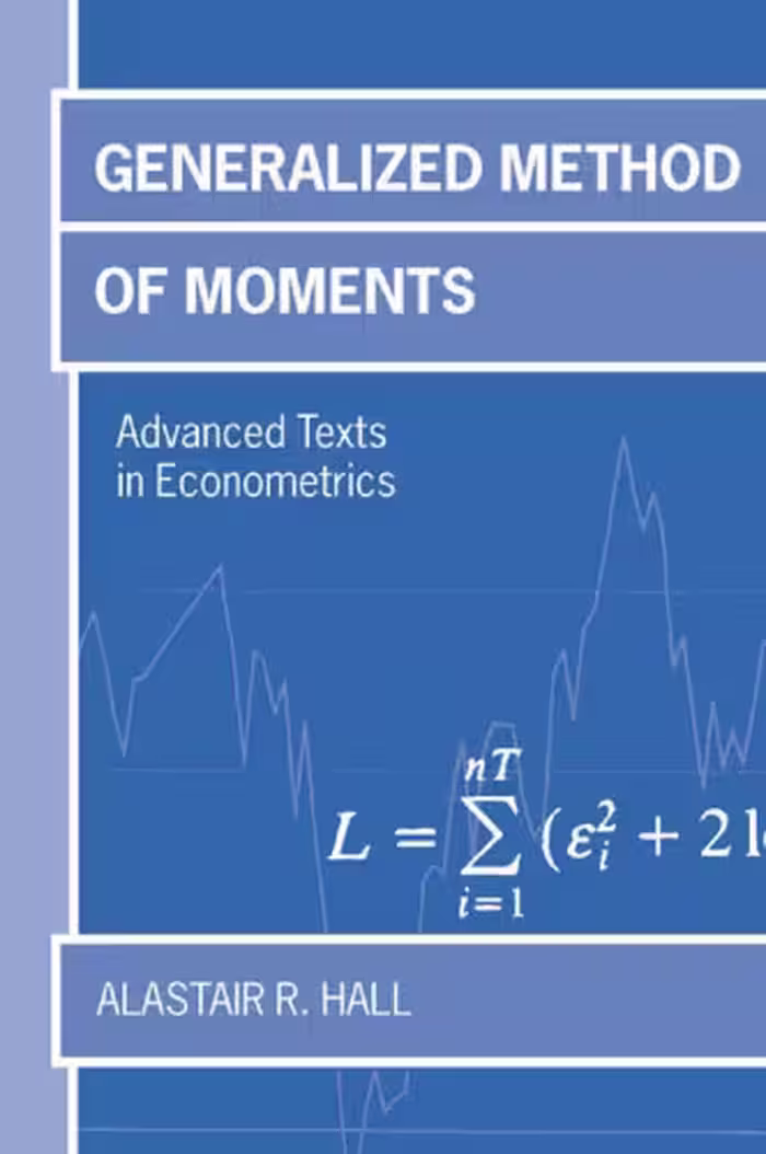 خرید و دانلود نسخه کامل کتاب Generalized method of moments
