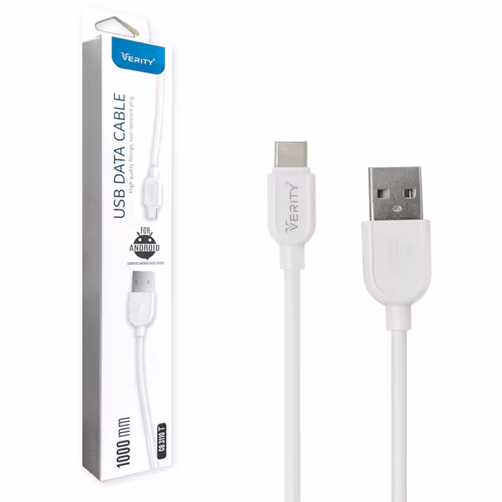 کابل شارژر تایپ سی VERITY 3110