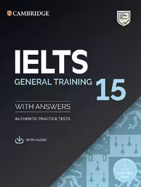 کتاب زبان کمبریج انگلیش آیلتس 15 جنرال ترینینگ Cambridge English IELTS 15 General Training