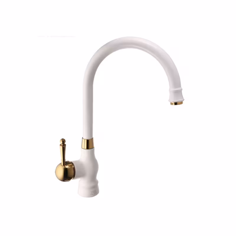 شیر ظرفشویی البرز روز مدل مارگارت سفیدطلایی