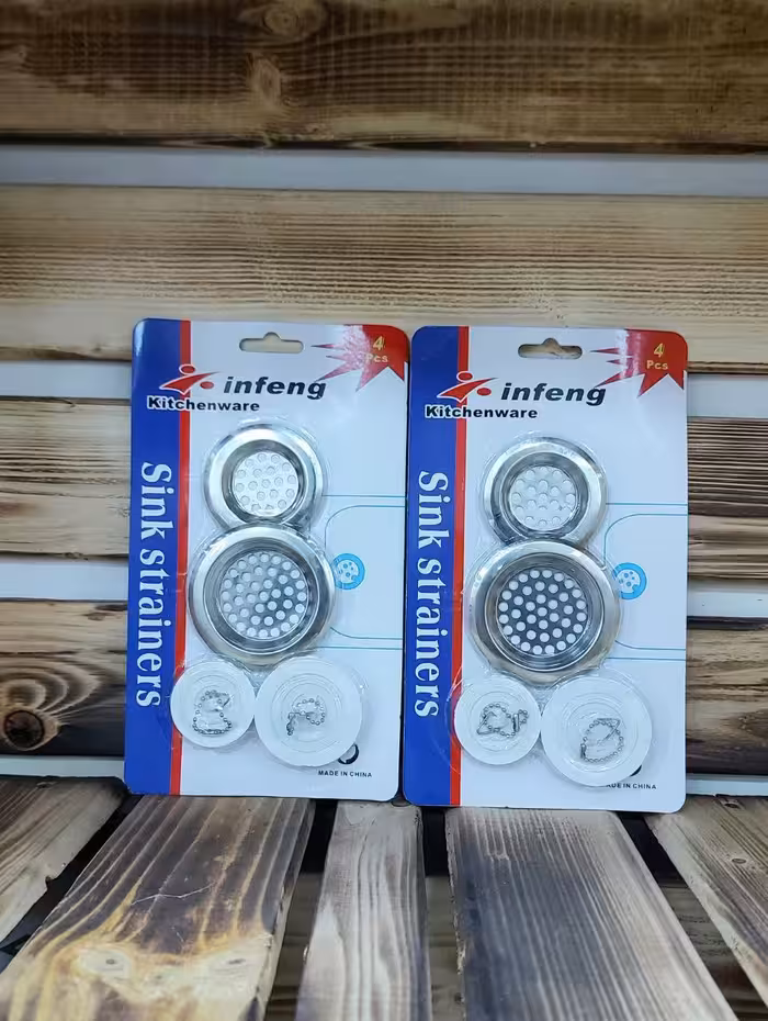 صافی سینک 2تایی درپوش دار