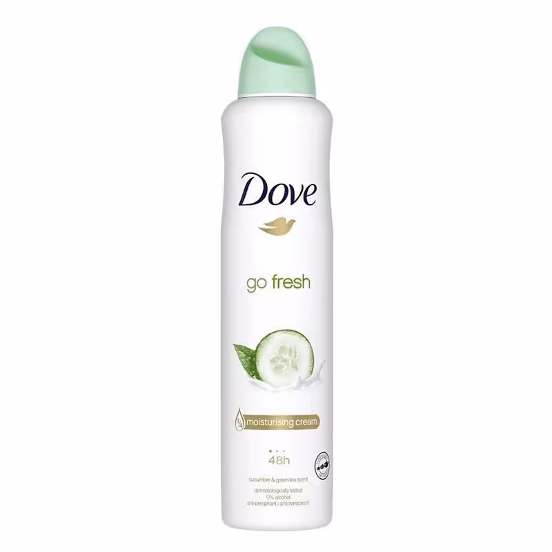 اسپری زنانه با رایحه خیار و چایی سبز داو