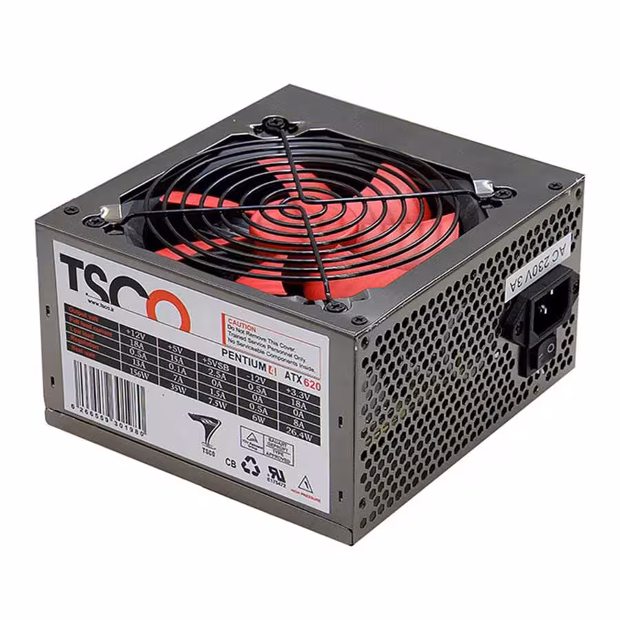 قیمت و خرید پاور کامپیوتر 620 وات تسکو مدل TP | یاس ارتباط