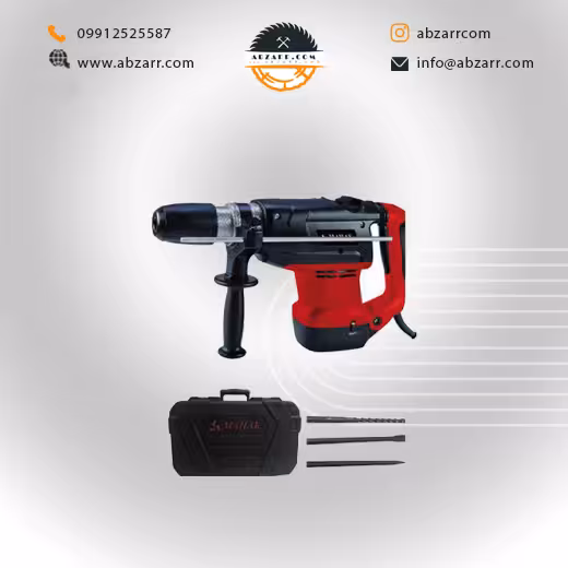 دریل بتن کن چرخشی 40 میلیمتر دور متغیر با کیف و قلم محک مدل HDM-40H (( اقساط یک ساله ))