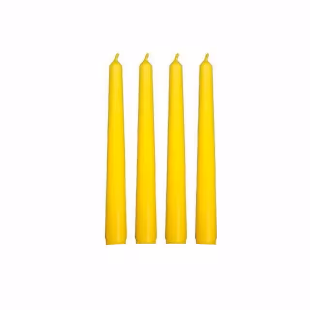 شمع قلمی 30 سانتی زرد
