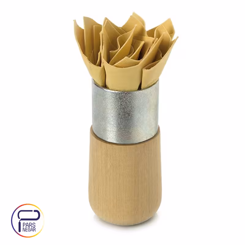 مهر طرح گل چرمی