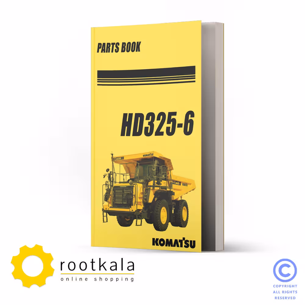 فایل PDF کتاب قطعات دامپتراک کوماتسو HD325-6