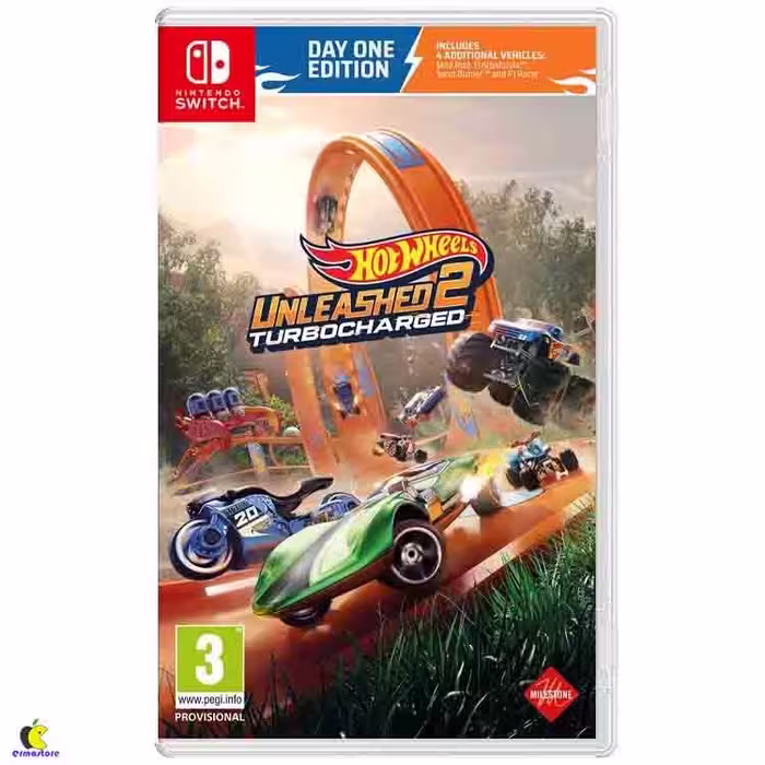 خرید بازی Hot Wheels Unleashed 2 Turbocharged نسخه Day One Edition برای نینتندو سوییچ