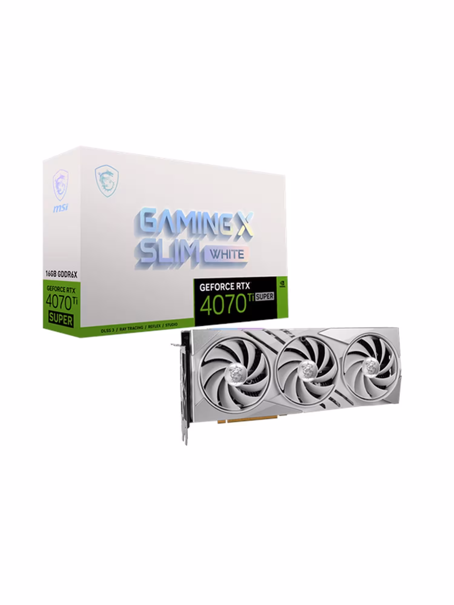 کارت گرافیک ام اس آی RTX 4070 Ti SUPER GAMING X SLIM WHITE 16GB
