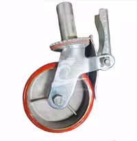 چرخ پلی یورتان داربستی ترمزدار 200