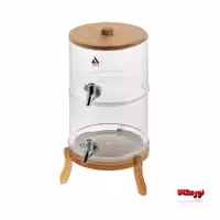 کلمن شیشه ای دو طبقه چوبی آرکو