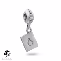 چارم پاندورا نقره طرح پاسپورت مدل PCA 45