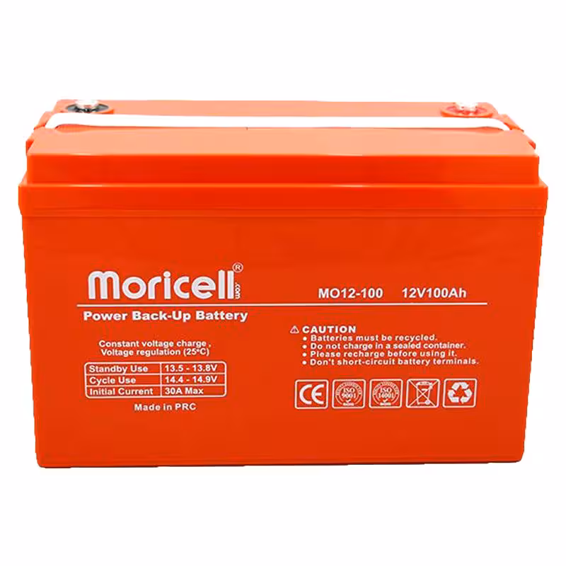 باتری ups یو پی اس 12 ولت 100 آمپر موریسل (moricell) مدل MO12-7