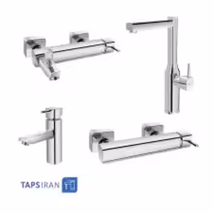 ست شیرآلات شودر مدل یونیک | تپس ایران فروشگاه آنلاین شیرآلات بهداشتی