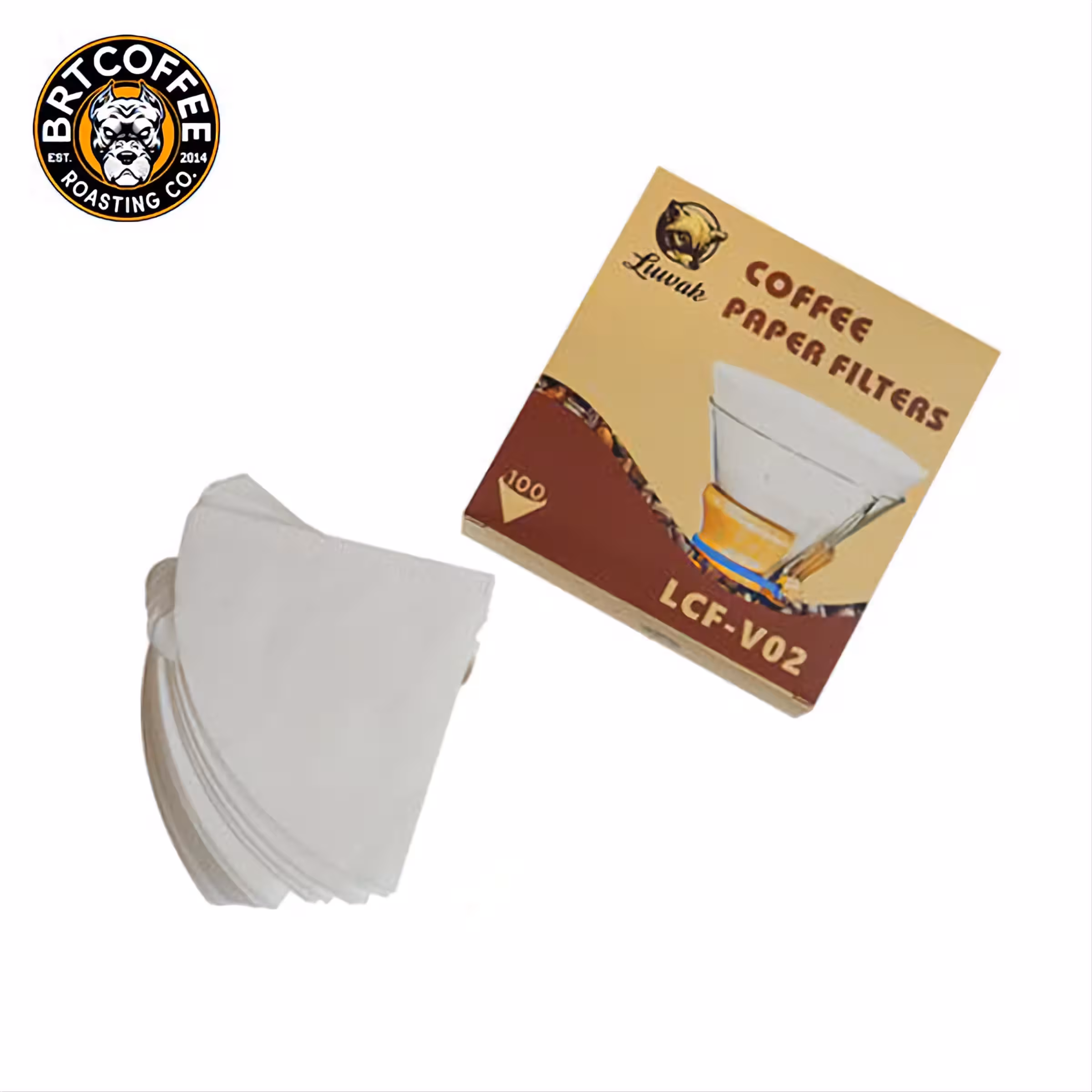 فیلتر قهوه لواک 3کاپ  100 عددی