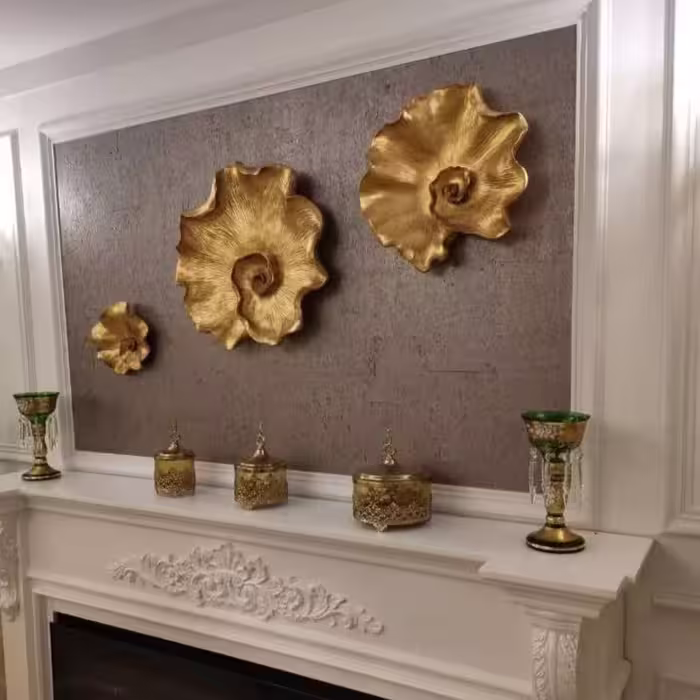 دیوارکوب مدل گل مرداب  مجموعه سه عددی