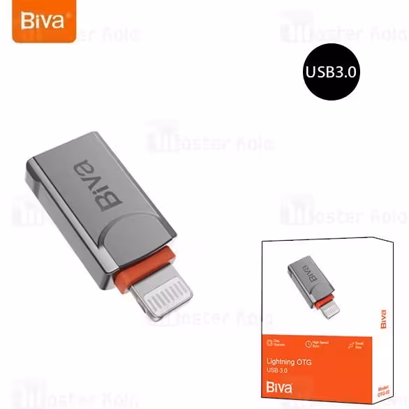تبدیل OTG لایتنینگ به USB3.0 بیوا مدل BIVA OTG-02