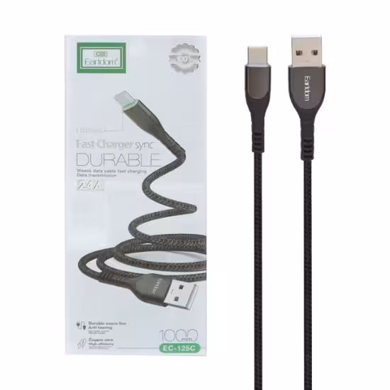 کابل تبدیل USB به USB-C ارلدام مدل EC-125C