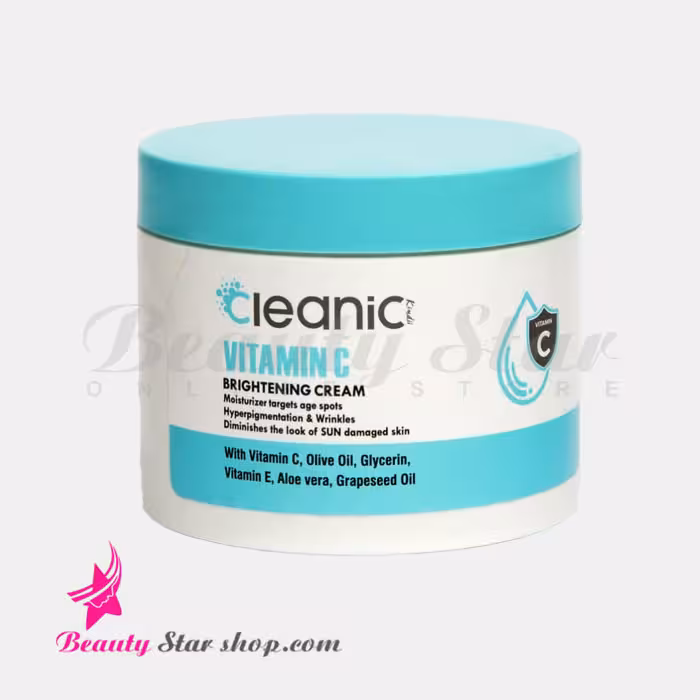 کرم آبرسان دست و صورت کلینیک حاوی ویتامین C حجم 225 گرم