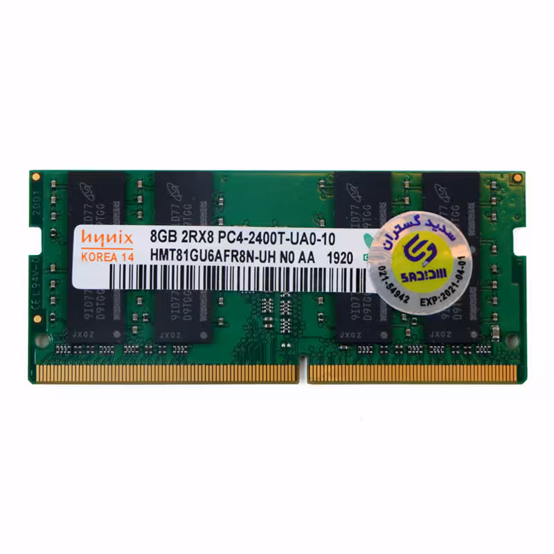 رم لپ تاپ DDR4 تک کاناله 2400 مگاهرتز هاینیکس مدل Hynix با ظرفیت 8 گیگابایت