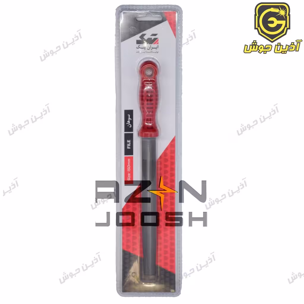 سوهان مهندسی آهن نیم گرد 6 اینچ (15 سانتی) متوسط ایران پتک Iran Potk مدل PB40152