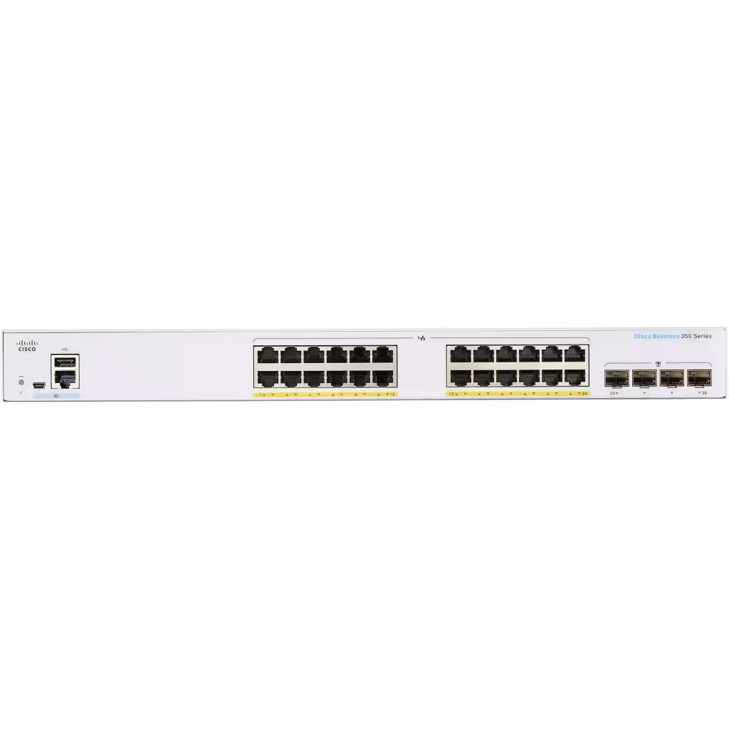 سوئیچ CBS350-24FP-4G سیسکو 24 پورت - استعلام قیمت خرید 41902-021