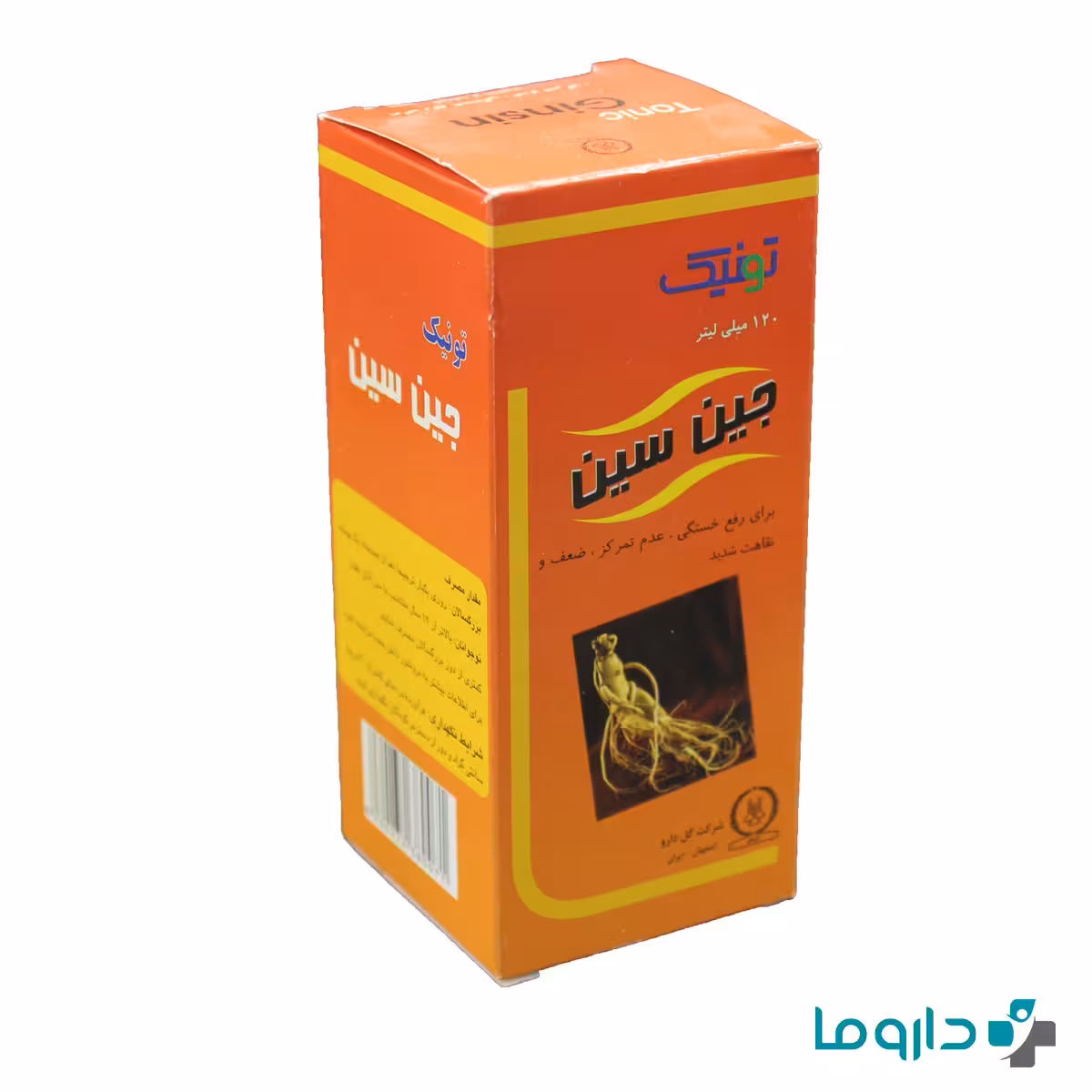 تونیک جین سین گل دارو 120 میلی لیتر