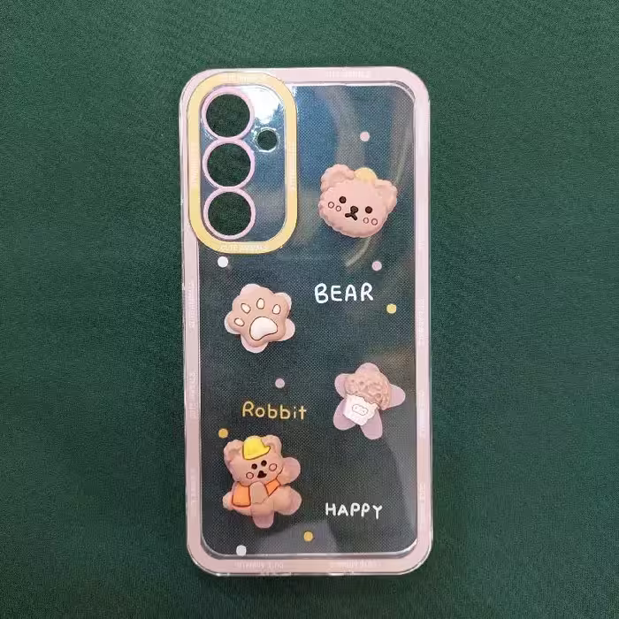 قاب ژله ای پشت شفاف عروسکی A سامسونگ A54