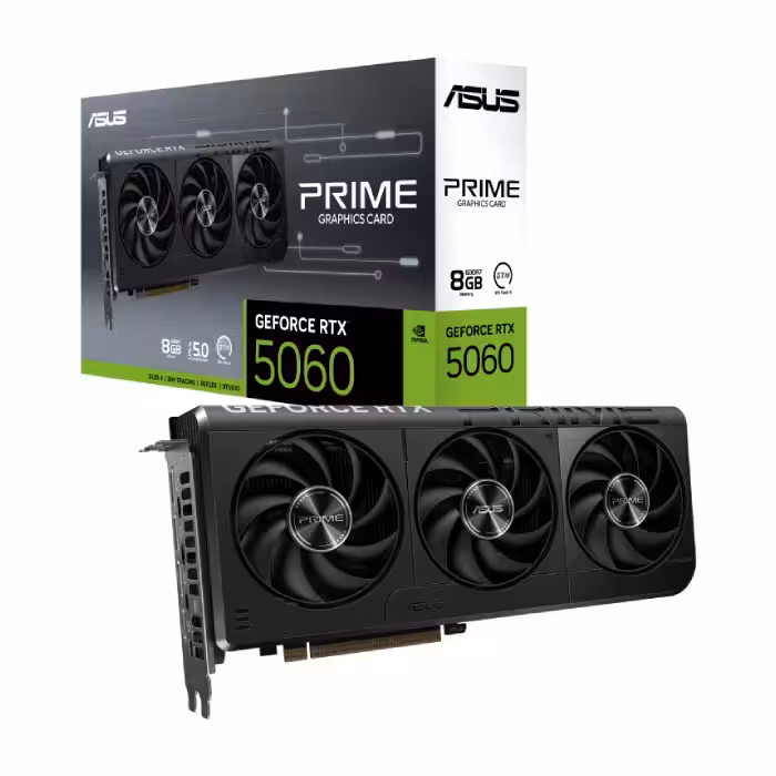 کارت گرافیک ایسوس مدل PRIME GeForce RTX 5060 8GB GDDR7
