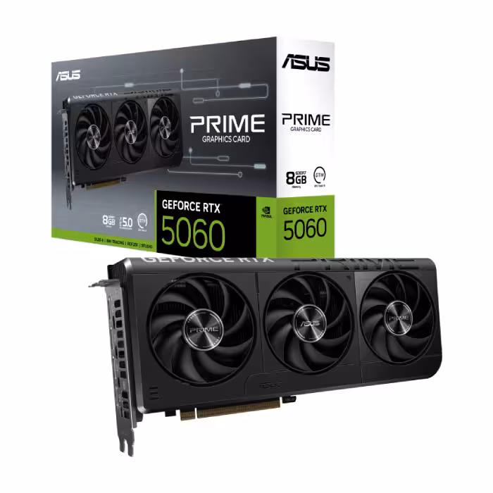 کارت گرافیک ایسوس مدل PRIME GeForce RTX 5060 8GB GDDR7
