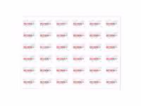 شیت لیبل 70 – 50 بدون روکش ( جنس لیبل – نیمه مات )