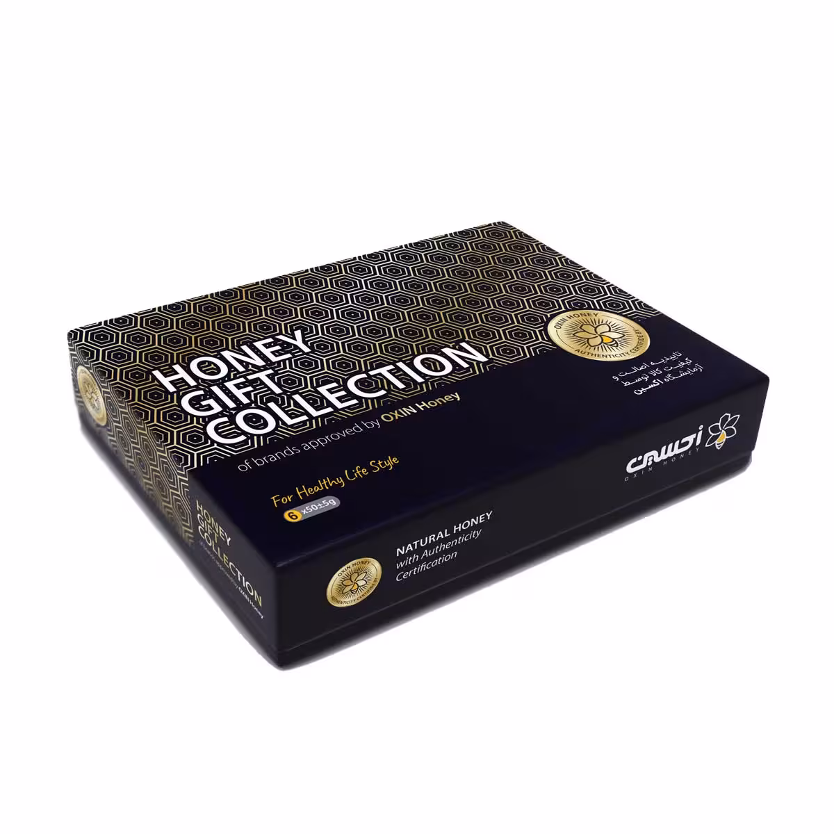 پک هدیه 6 عددی اکسینOxin honey gift package 6