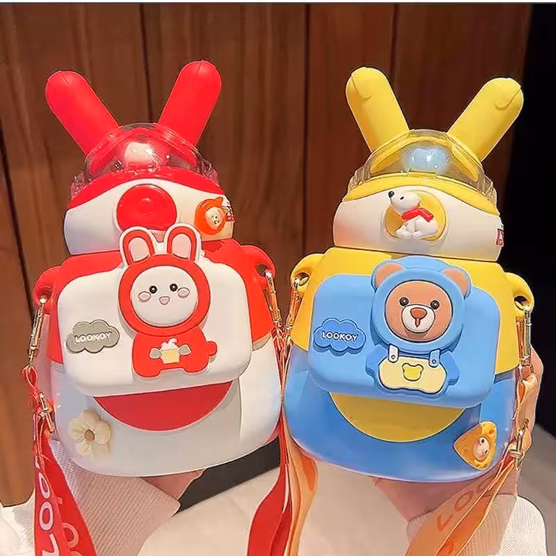 قمقمه و ‌ماگ بدنه شاینی طرح خرگوش