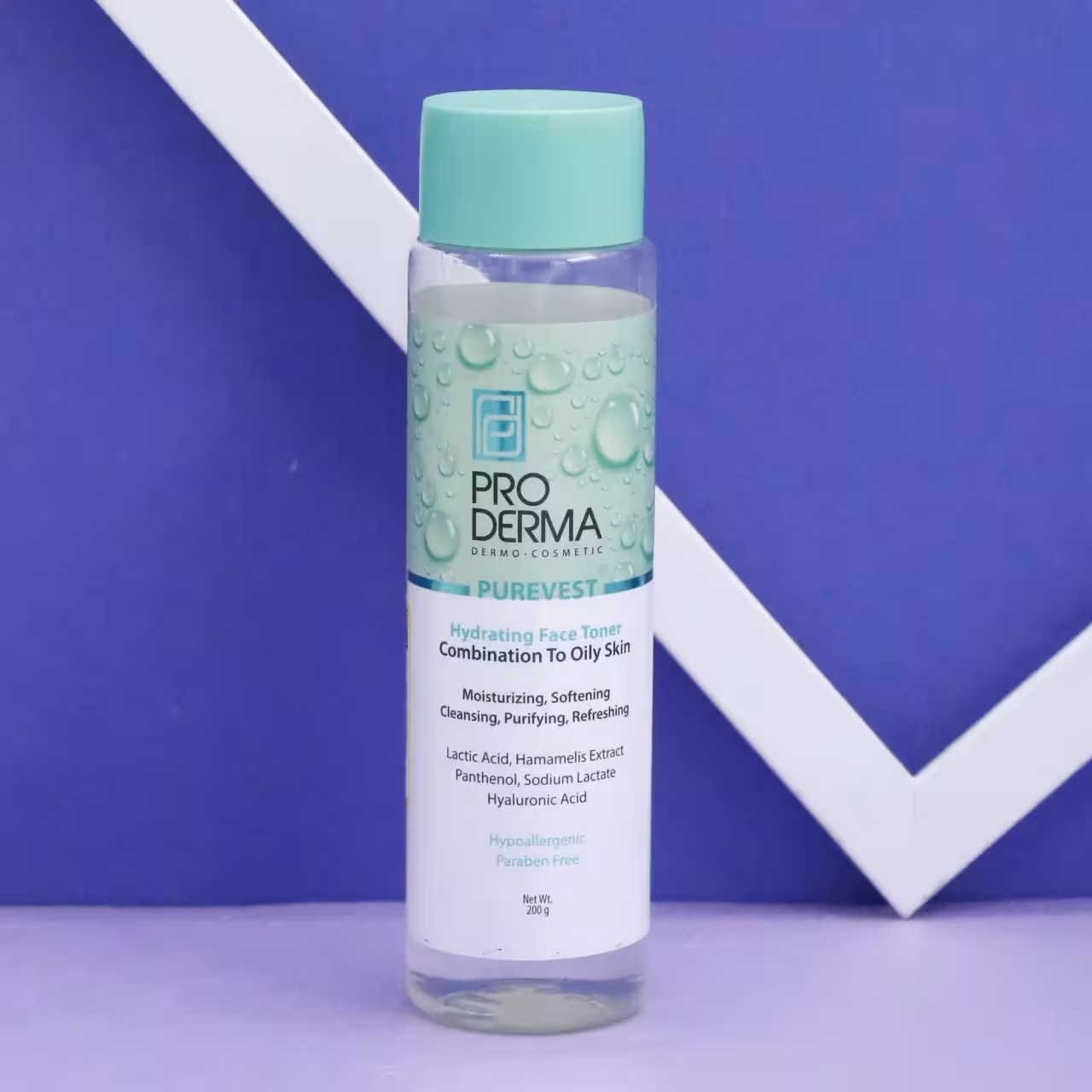 تونر آبرسان صورت پرو درما PRODERMA پوست مختلط تا چرب 200 گرمی 92400