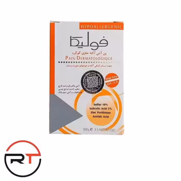 پن آنتی آکنه فولیکا حاوی گوگرد مناسب پوست های چرب و آکنه دار